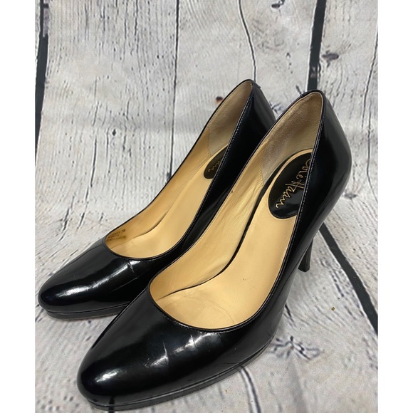 Cole Haan Shoes - Cole Haan Nike Air Black Leather Pumps 7B
